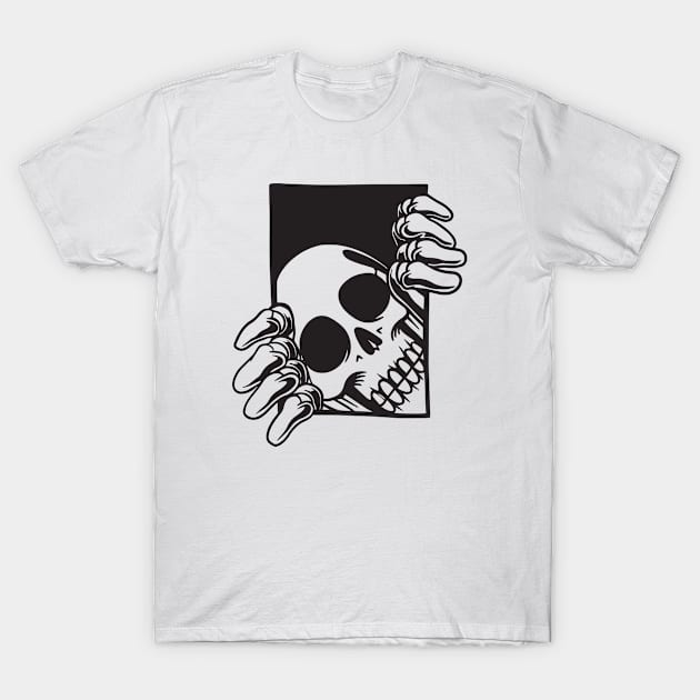 Suprise Skeleton T-Shirt by KingMaster